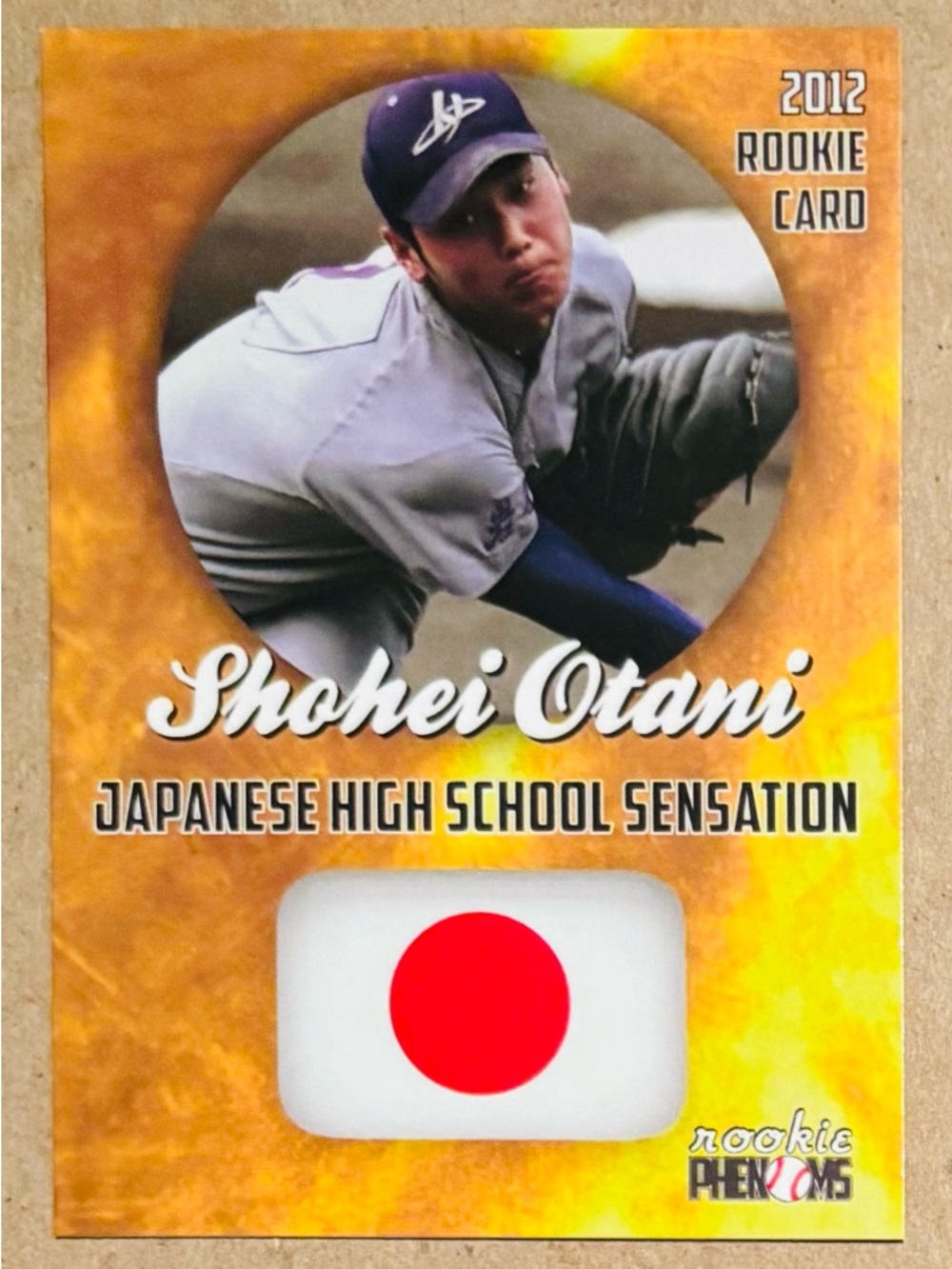 Shohei Otani Rookie Trading Card - Gold/Yellow